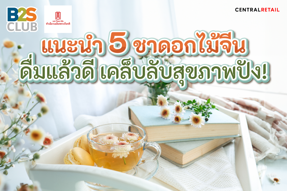 แนะนำ 5 ชาดอกไม้จีน ดื่มแล้วดี เคล็บลับสุขภาพปัง!