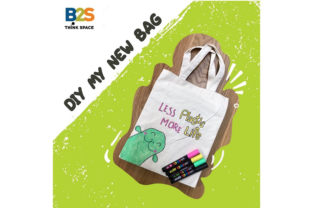 ไอเดียนำถุงผ้าอันเก่ามา DIY ด้วยปากกา UNI POSCA