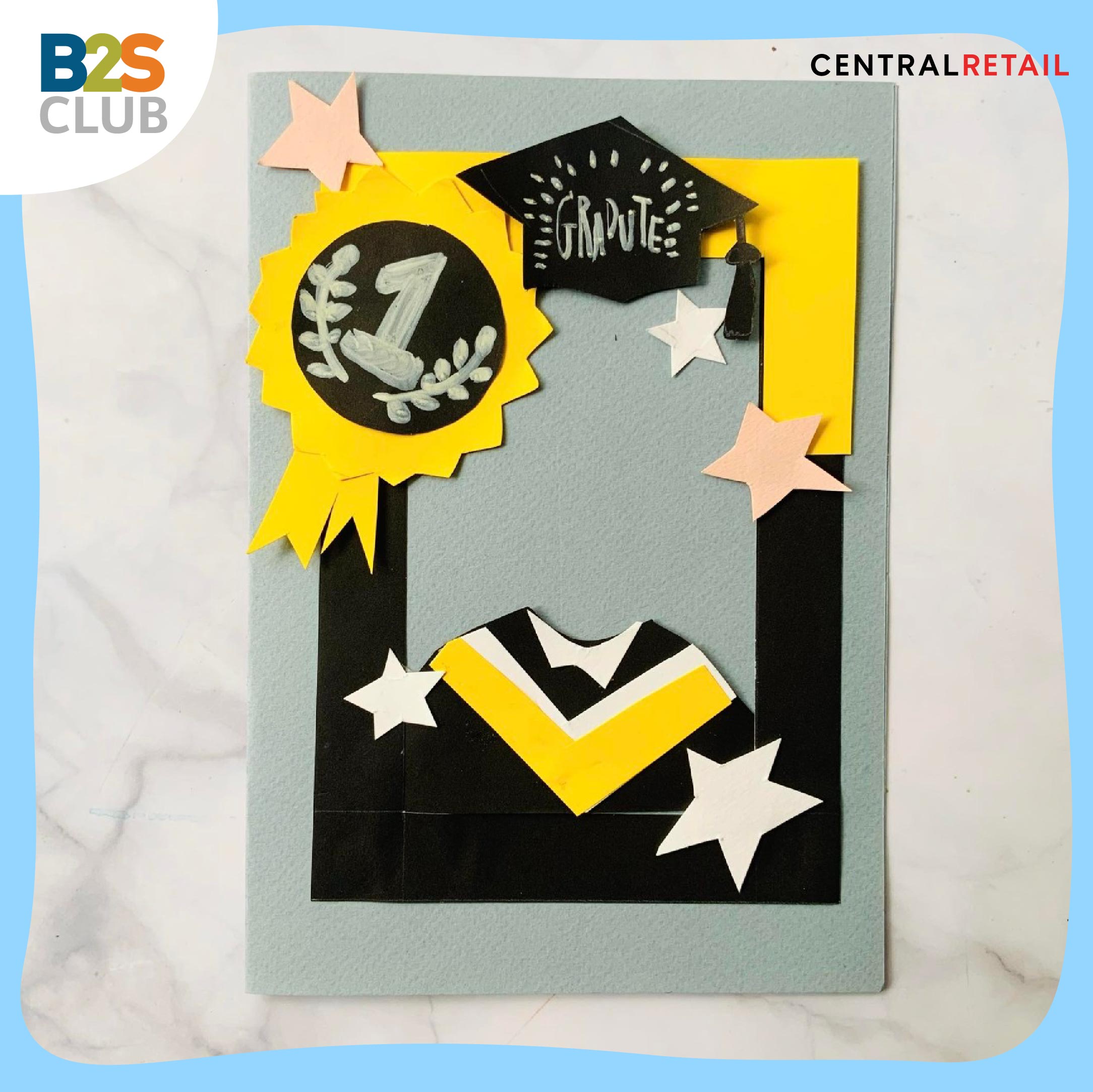 diy ของขวัญ, diy ของขวัญรับปริญญา, diy การ์ดกรอบรูป