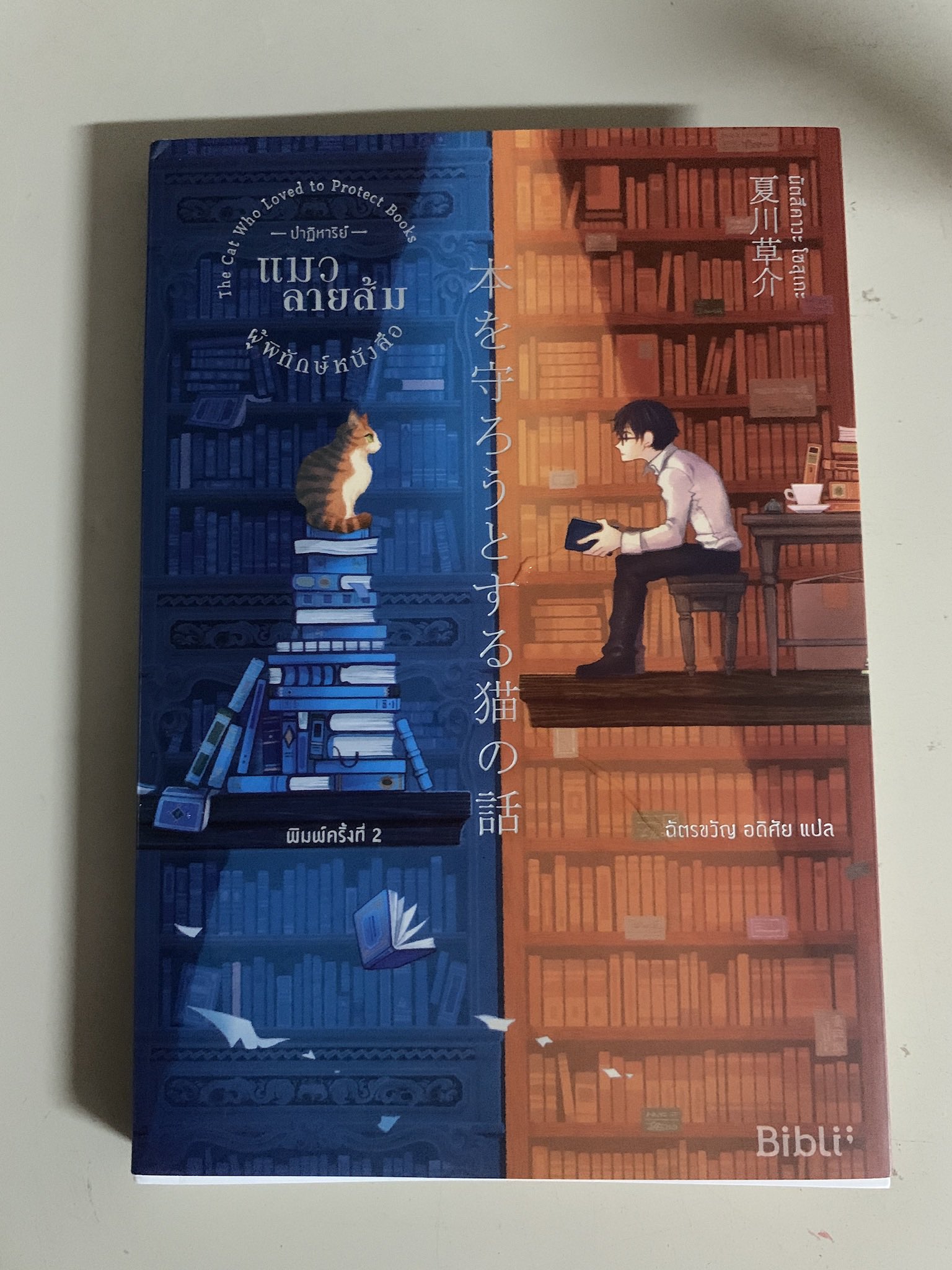 ปาฏิหาริย์แมวลายส้มผู้พิทักษ์หนังสือ