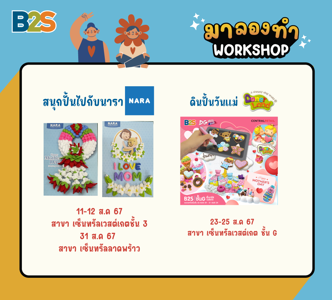 กิจกรรมสำหรับเด็ก, กิจกรรมวันแม่, กิจกรรมปั้นดิน