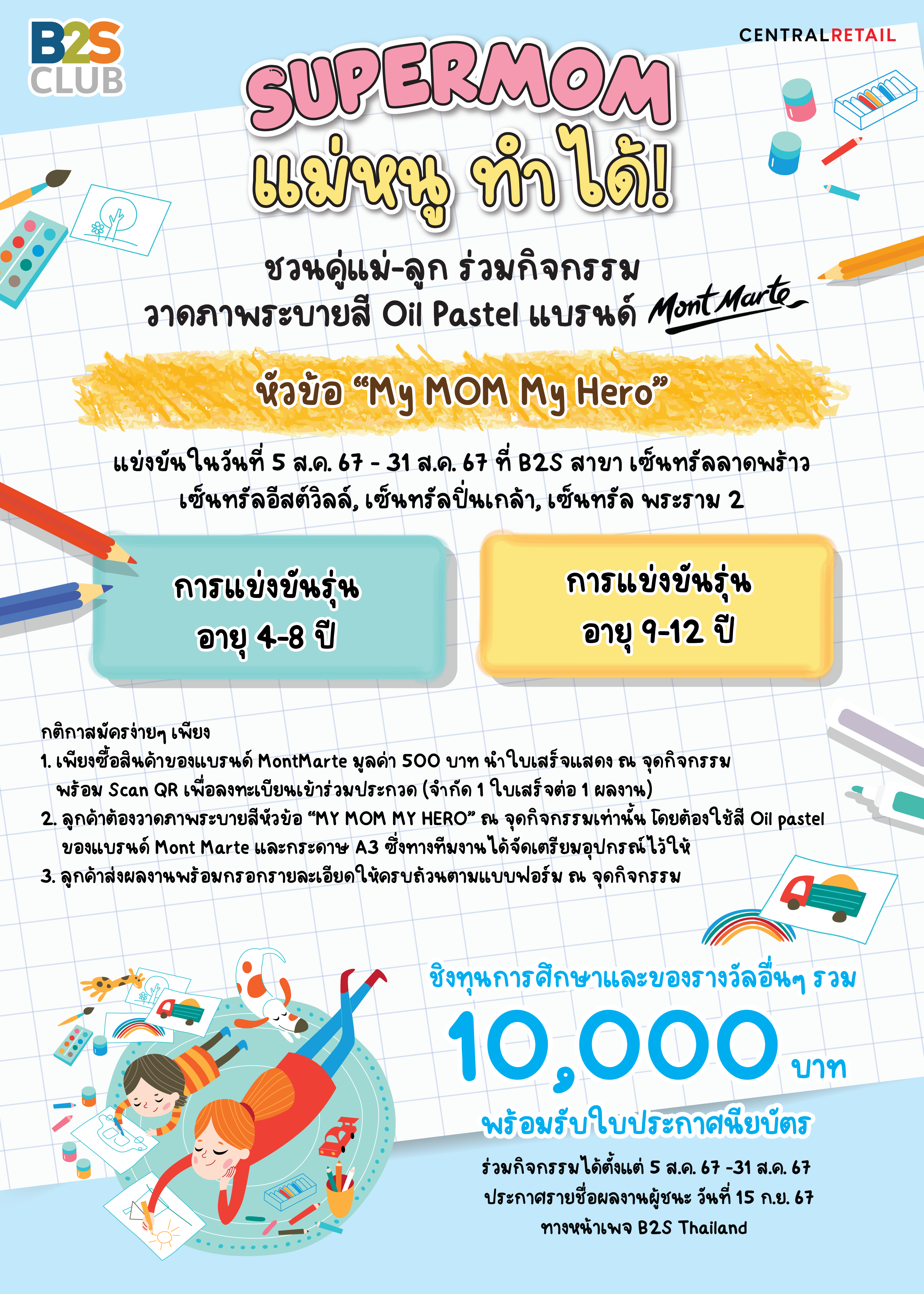 กิจกรรม workshop สนุกๆ, workshop ศิลปะสำหรับเด็ก , วาดภาพระบายสี