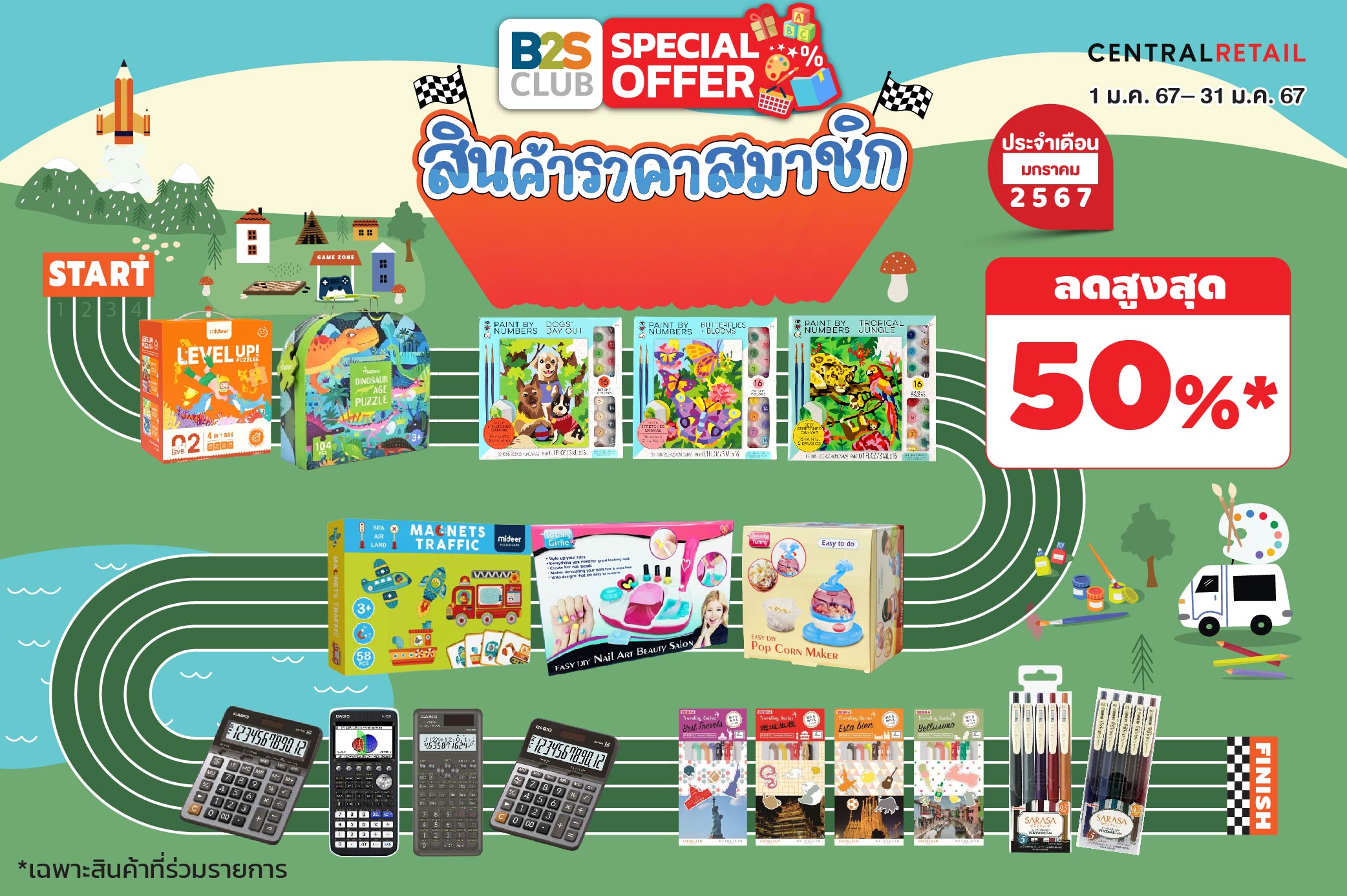 B2S Club Special Offer สินค้าราคาสมาชิก ประจำเดือน มกราคม 2567